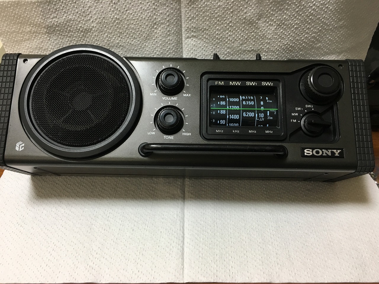 SONY ICF-6000(スカイセンサー6000)の掃除 | 趣味関係のメモ帳